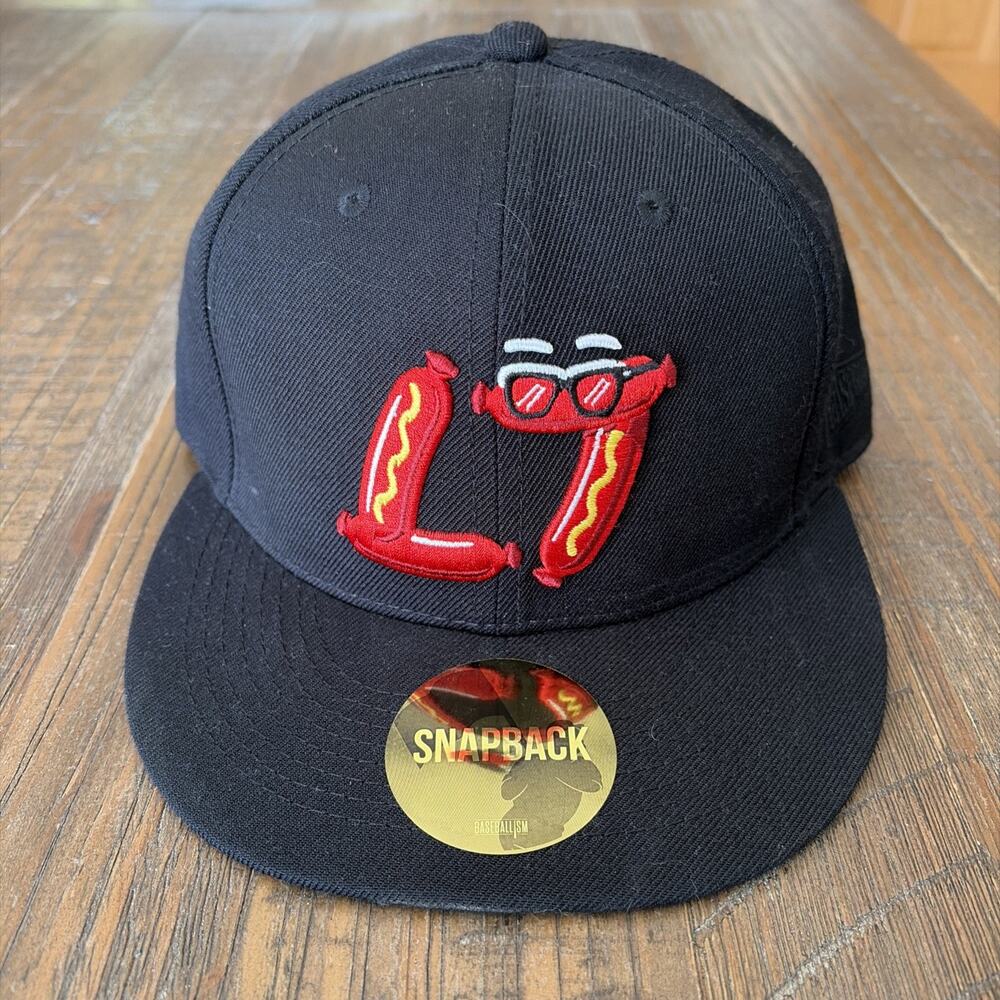 Baseballism L7 Weiner Sandlot Hot Dog Snapback Hat Cap Mens OSFA